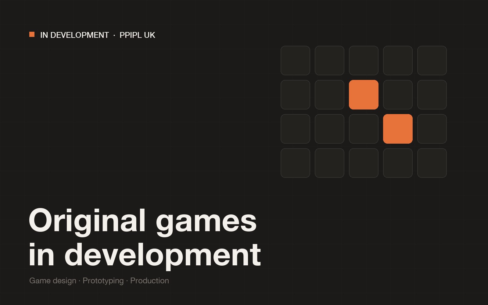 Unannounced Games — PPIPL UK